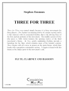 Three for Three (スティーブン・エモンズ)　(木管三重奏)