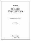 前奏曲とフーガ・No.19（バッハ）　(木管五重奏)【Prelude and Fugue XIX】