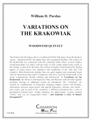クラコヴィアクによる変奏曲 (ウィリアム・パーダス)　(木管五重奏)【Variations on the Krakowiak】