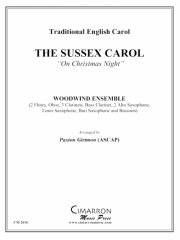 サセックス・キャロル　(木管十二重奏)【The Sussex Carol  (On Christmas Night)】