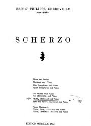 スケルツォ　 (フルート二重奏+ピアノ)【Scherzo】