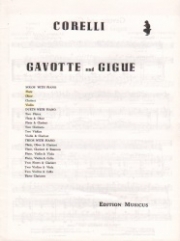 ガボット＆ジーグ　 (フルート二重奏+ピアノ)【Gavotte & Gigue】
