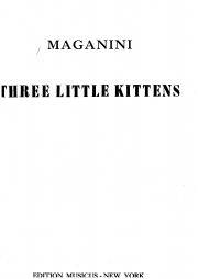 三匹の子猫（クイント・マガニーニ）  (クラリネット三重奏）【Three Little Kittens】