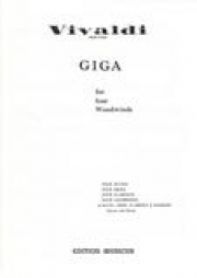 ジーグ　 (フルート四重奏)【Giga】
