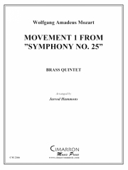 第1楽章「交響曲25番」より (金管五重奏)【Movement 1 from Symphony No. 25】