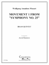 第1楽章「交響曲25番」より (金管五重奏)【Movement 1 from Symphony No. 25】