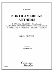 北アメリカ聖歌 (金管五重奏)【North American Anthems】