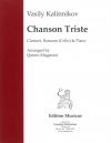 悲しいシャンソン  (ヴァシリー・カリンニコフ)　(木管二重奏+ピアノ)【Chanson Triste】