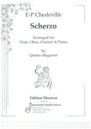 スケルツォ（エスプリ・フィリップ・シェドヴィル）(木管三重奏+ピアノ)【Scherzo】