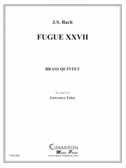 フーガ・27 (金管五重奏)【Fugue XXVII】