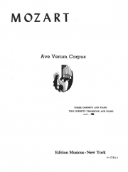 アヴェ・ヴェルム・コルプス（モーツァルト） (コルネット二重奏+ピアノ）【Ave Verum Corpus】