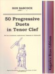 プログレッシブ・デュエット50曲集　(バスーン二重奏)【50 Progressive Duets in Tenor Clef】