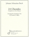 24のコラール集（バッハ） (トロンボーン三重奏）【Chorales (24) - Complete】