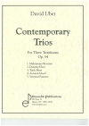 コンテンポラリー・トリオ・Op.54（ディヴィッド・ユーバー）  (トロンボーン三重奏）【Contemporary Trios op.54】