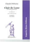 月の光「ベルガマスク組曲」より （クロード・ドビュッシー） (トロンボーン四重奏）【Claire de Lune, from Suite Bergamasque】
