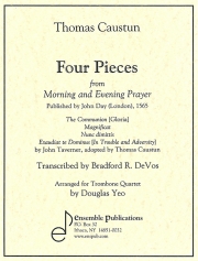 4つの小品（トーマス・カウストン） (トロンボーン四重奏）【Pieces from Morning & Evening Prayer】