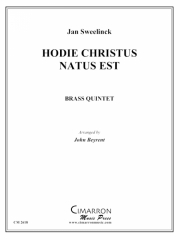 今日、キリストが生まれた (金管五重奏)【Hodie Christus natus est】