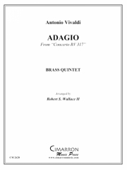 アダージョ「コンチェルト・RV317」より (金管五重奏)【Adagio from Concerto RV 317】