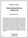クラコヴィアク・バリアント (金管五重奏)【Krakowiak Variants, The】