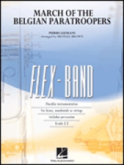 行進曲「ベルギーの落下傘兵」  (フレックスバンド）【March of the Belgian Paratroopers】