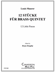 金管五重奏のための12の小品 (金管五重奏)【12 Stücke Für Brass Quintet】