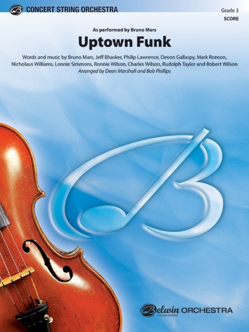 アップタウン ファンク ブルーノ マーズ Uptown Funk 吹奏楽の楽譜販売はミュージックエイト