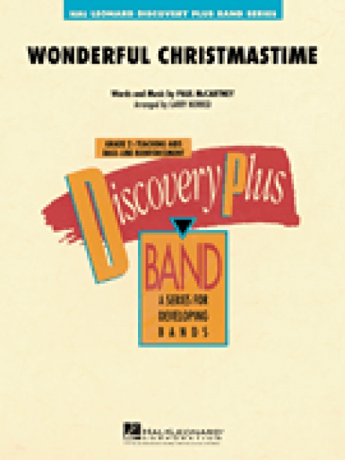 ワンダフル クリスマスタイム ポール マッカートニー Wonderful Christmastime 吹奏楽の楽譜販売はミュージックエイト