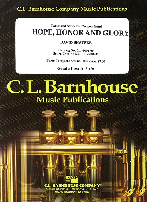 希望、名誉、そして栄光（デイヴィッド・シェーファー）（スコアのみ）【Hope, Honor and Glory】