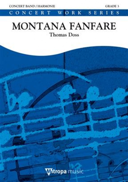 【値下げ】 モンタナ・ファンファーレ（トーマス・ドス）【Montana Fanfare 吹奏楽曲