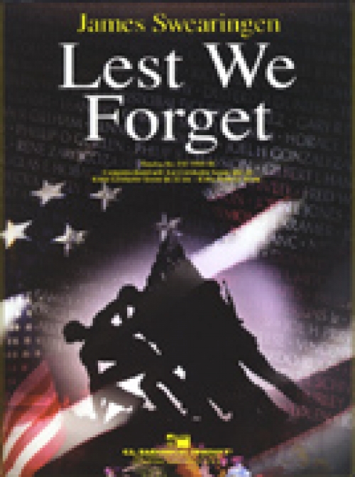 私たちは忘れない（ジェイムズ・スウェアリンジェン）（スコアのみ）【Lest We Forget】