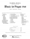 プラハ1968年の為の音楽  (カレル・フサ)（スコアのみ）【Music for Prague (1968)】