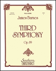 第三交響曲 (ジェイムズ・バーンズ)（スコアのみ）【Third Symphony for Syhmphonic Band Op.89】