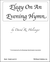 夕べの歌によるエレジー (デイヴィッド・R・ホルジンガー)（スコアのみ）【Elegy on an Evening Hymn】