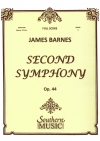 交響曲第2番 作品44  (ジェイムズ・バーンズ) （スコアのみ）【Second Symphony Op.44】