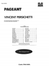 ページェント・Op.59（ヴィンセント・パーシケッティ）（スコアのみ）【Pageant Op.59】