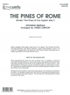 「ローマの松」よりアッピア街道の松（カーナウ編）（スコアのみ）【The Pines of Rome (Finale)】