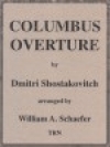 コロンバス序曲（ドミートリイ・ショスタコーヴィチ）（スコアのみ）【Columbus Overture】