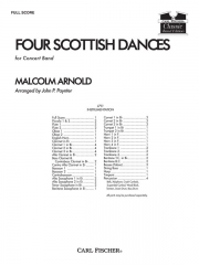 4つのスコットランド舞曲（マルコム・アーノルド）（スコアのみ）【Four Scottish Dances】