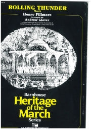 ローリング・サンダー・マーチ（フィルモア / アンドリュー・グローバー編曲）（スコアのみ）【Rolling Thunder March】