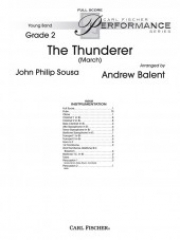 雷神（ジョン・フィリップ・スーザ／アンドリュー・バレント編曲）（スコアのみ）【The Thunderer】