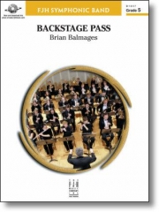 バックステージ・パス (ブライアン・バルメイジズ) （スコアのみ）【Backstage Pass】