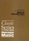 三つの民謡（ホルスト / マルコム・ビンニー編曲）（スコアのみ）【March on Three folk Tunes】