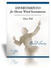 11の管楽器の為のディヴェルティメント (ゲイリー・ジーク) （スコアのみ）【Divertimento for 11 Wind Instruments】