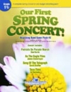 私たちの最初のスプリング・コンサート！ (デイヴィッド・シェーファー) （スコアのみ）【Our First Spring Concert!】