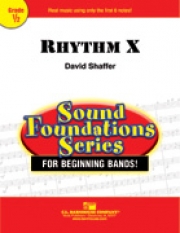 リズム・X (デイヴィッド・シェーファー) （スコアのみ）【Rhythm X】