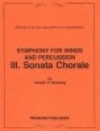 管、打楽器の為の交響曲・第三楽章「ソナタ・コラール」(ジョゼフ・ダウニング)（スコアのみ）【Symphony for Winds and Percussion, Movement III, Sonata Ch】