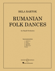 ルーマニア民族舞曲【小編成版】（スコアのみ）【Rumanian Folk Dances】