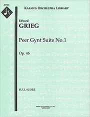 ペール・ギュント第一組曲（スコアのみ）【Peer Gynt; Suite No. 1, Op. 46】