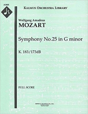 交響曲 第25番 ト短調 K.183  (モーツァルト)（スコアのみ）【Symphony No. 25 in G minor, K. 183/173dB】