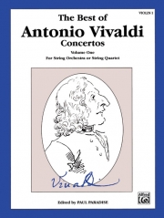 ザ・ベスト・オブ・ビバルディ （1st ヴァイオリン）【The Best of Antonio Vivaldi Concertos, Volume One】